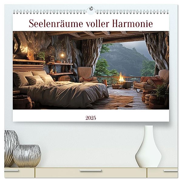 Seelenräume voller Harmonie (hochwertiger Premium Wandkalender 2025 DIN A2 quer), Kunstdruck in Hochglanz, Calvendo, Liselotte Brunner-Klaus