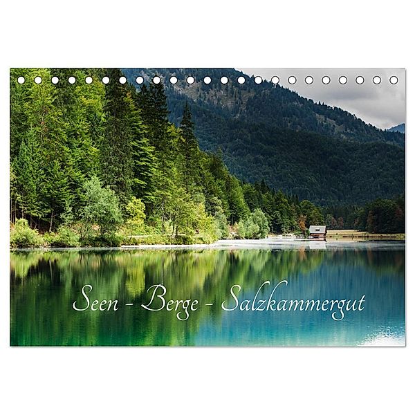 Seen - Berge - Salzkammergut (Tischkalender 2024 DIN A5 quer), CALVENDO Monatskalender, Hannelore Hauer