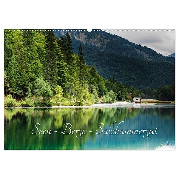 Seen - Berge - Salzkammergut (Wandkalender 2024 DIN A2 quer), CALVENDO Monatskalender, Hannelore Hauer