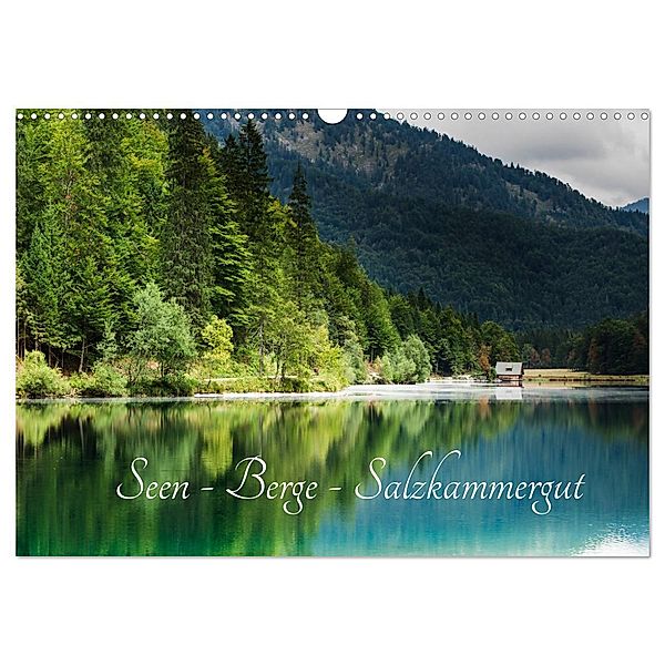 Seen - Berge - Salzkammergut (Wandkalender 2024 DIN A3 quer), CALVENDO Monatskalender, Hannelore Hauer