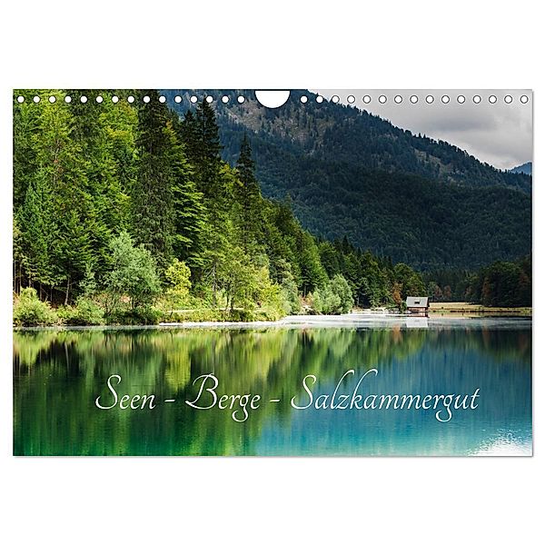 Seen - Berge - Salzkammergut (Wandkalender 2024 DIN A4 quer), CALVENDO Monatskalender, Hannelore Hauer