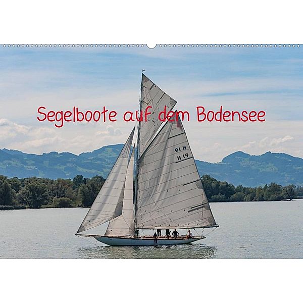 Segelboote auf dem Bodensee (Wandkalender 2023 DIN A2 quer), docskh