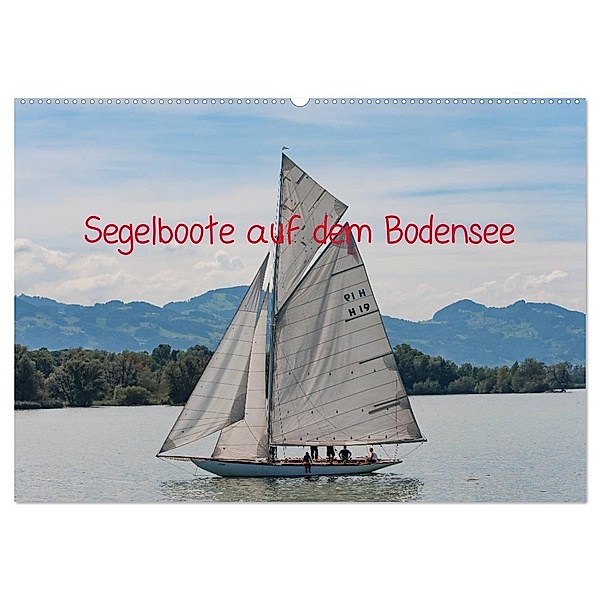 Segelboote auf dem Bodensee (Wandkalender 2024 DIN A2 quer), CALVENDO Monatskalender, docskh