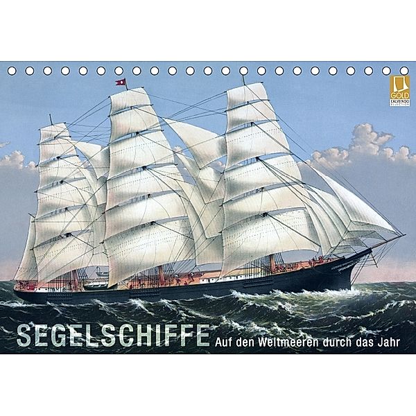 Segelschiffe der Meere (Tischkalender 2018 DIN A5 quer), Babette Reek
