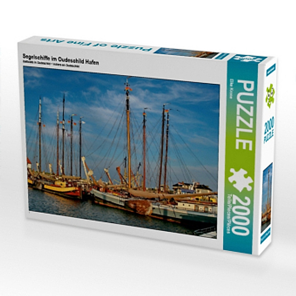 Segelschiffe im Oudeschild Hafen (Puzzle), Elke Krone