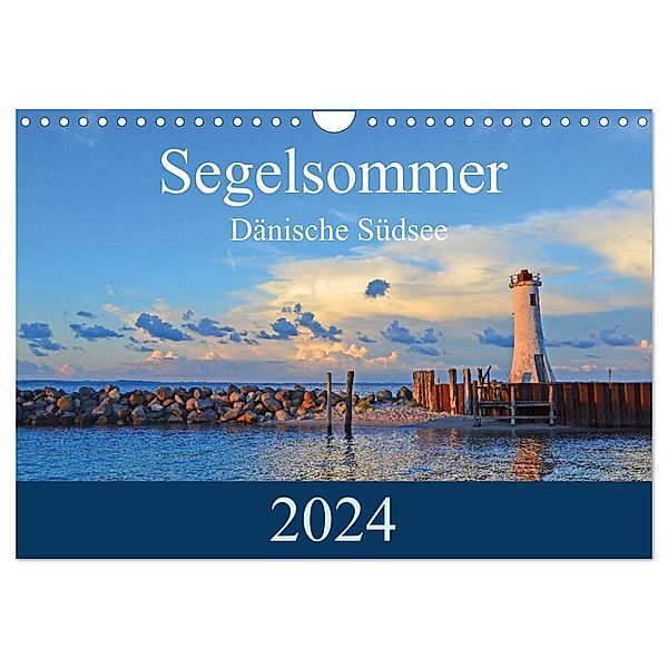 Segelsommer - Dänische Südsee (Wandkalender 2024 DIN A4 quer), CALVENDO Monatskalender, Irk Boockhoff