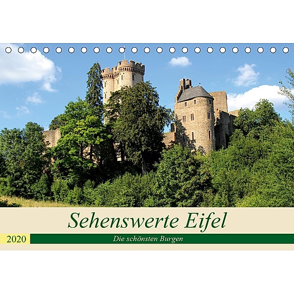 Sehenswerte Eifel - Die schönsten Burgen (Tischkalender 2020 DIN A5 quer), Arno Klatt