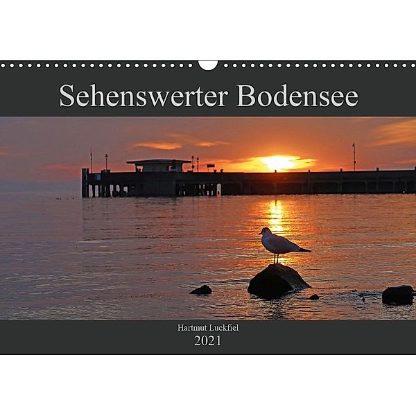 Sehenswerter Bodensee (Wandkalender 2021 DIN A3 quer), Hartmut Luckfiel