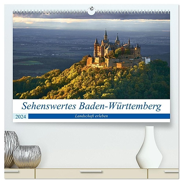 Sehenswertes Baden-Württemberg (hochwertiger Premium Wandkalender 2024 DIN A2 quer), Kunstdruck in Hochglanz, www.ul-foto.com, Ulrike Leinemann