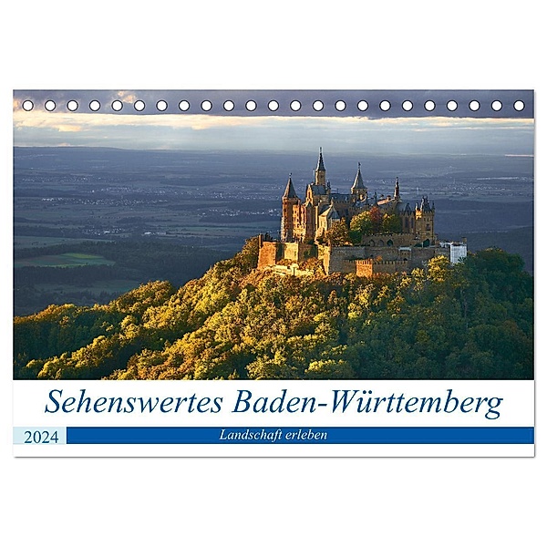 Sehenswertes Baden-Württemberg (Tischkalender 2024 DIN A5 quer), CALVENDO Monatskalender, www.ul-foto.com, Ulrike Leinemann
