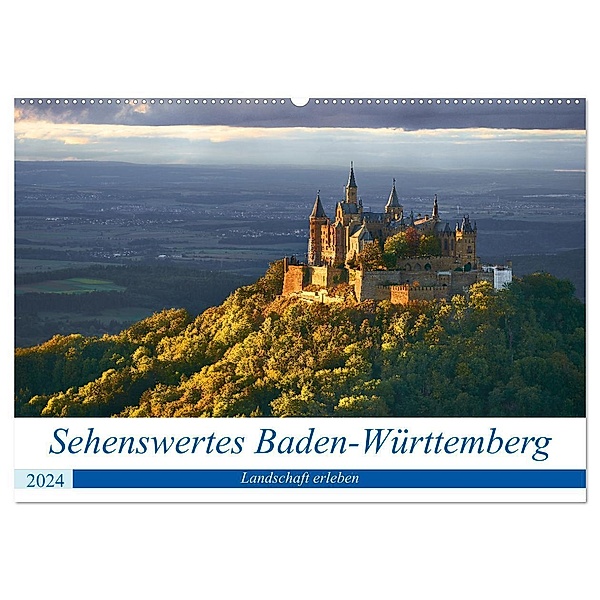 Sehenswertes Baden-Württemberg (Wandkalender 2024 DIN A2 quer), CALVENDO Monatskalender, www.ul-foto.com, Ulrike Leinemann