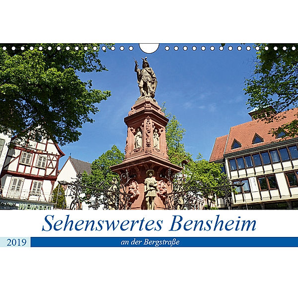Sehenswertes Bensheim an der Bergstraße (Wandkalender 2019 DIN A4 quer), Ilona Andersen