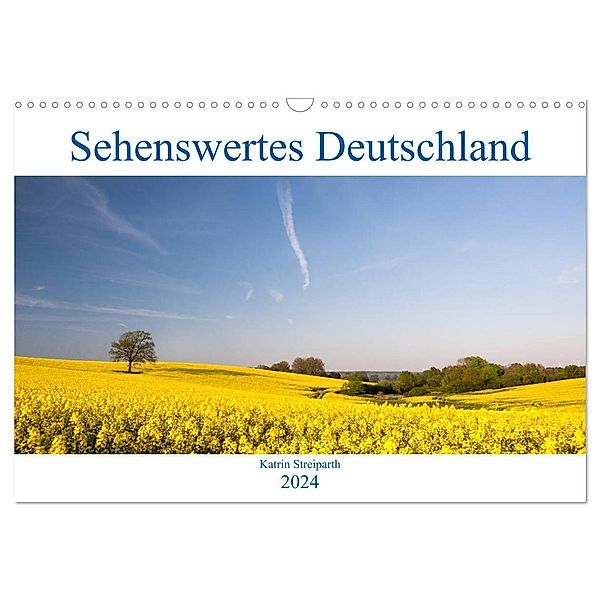 Sehenswertes Deutschland (Wandkalender 2024 DIN A3 quer), CALVENDO Monatskalender, Katrin Streiparth