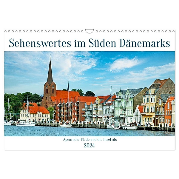 Sehenswertes im Süden Dänemarks (Wandkalender 2024 DIN A3 quer), CALVENDO Monatskalender, Claudia Kleemann