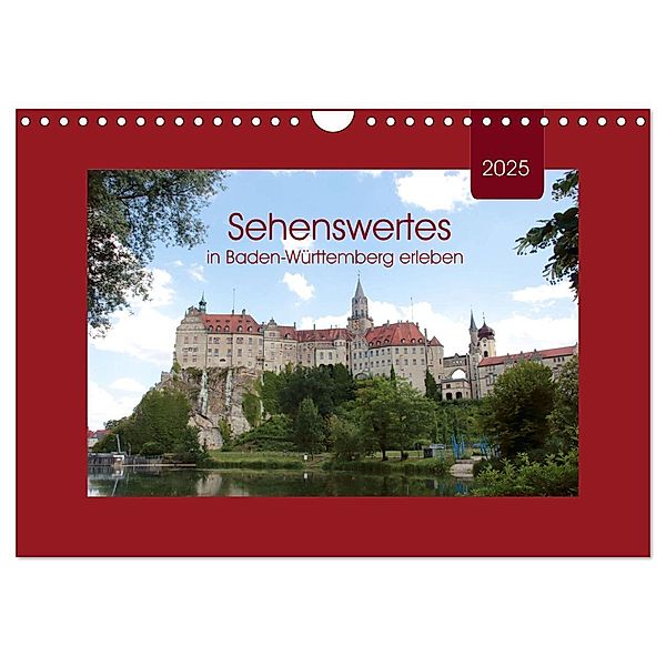 Sehenswertes in Baden-Württemberg erleben (Wandkalender 2025 DIN A4 quer), CALVENDO Monatskalender, Calvendo, Angelika keller