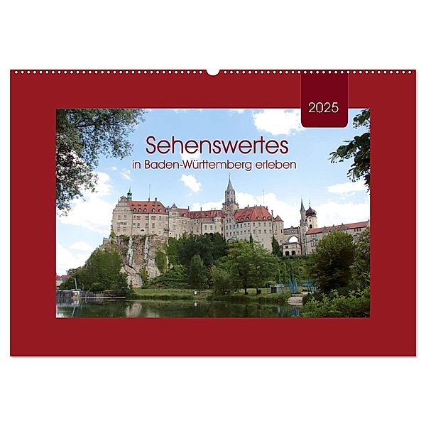 Sehenswertes in Baden-Württemberg erleben (Wandkalender 2025 DIN A2 quer), CALVENDO Monatskalender, Calvendo, Angelika keller