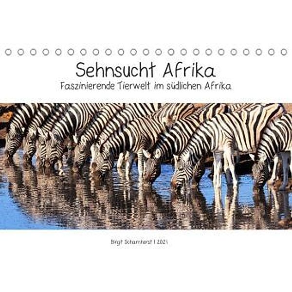 Sehnsucht Afrika - Faszinierende Tierwelt im südlichen Afrika (Tischkalender 2021 DIN A5 quer), Birgit Scharnhorst