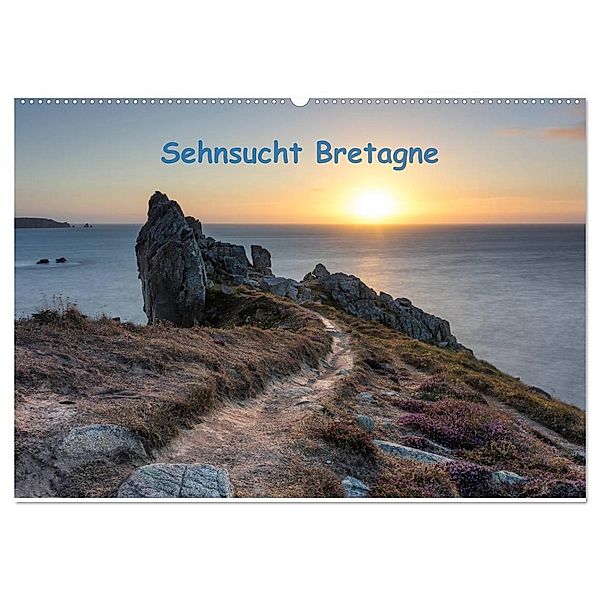 Sehnsucht Bretagne (Wandkalender 2024 DIN A2 quer), CALVENDO Monatskalender, Bernd Leicht