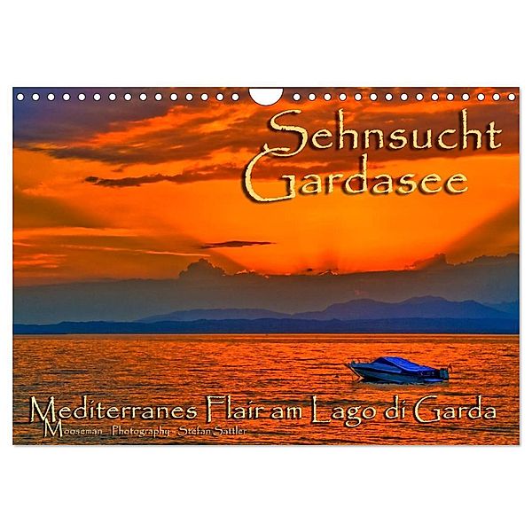 Sehnsucht Gardasee - Mediterranes Flair am Lago di Garda (Wandkalender 2025 DIN A4 quer), CALVENDO Monatskalender, Calvendo, Stefan Sattler