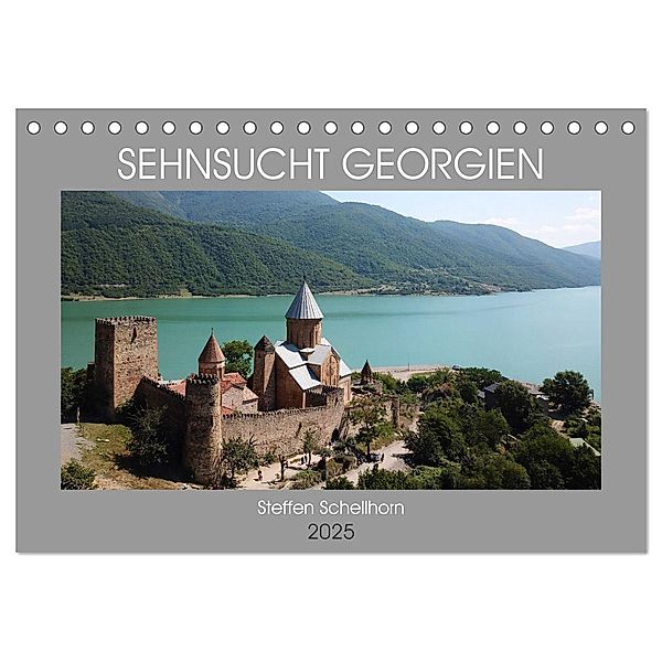 Sehnsucht Georgien (Tischkalender 2025 DIN A5 quer), CALVENDO Monatskalender, Calvendo, Steffen Schellhorn