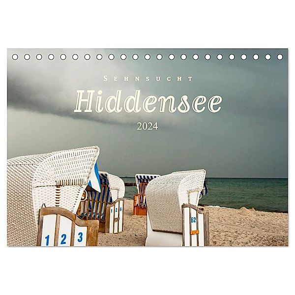 Sehnsucht Hiddensee 2024 (Tischkalender 2024 DIN A5 quer), CALVENDO Monatskalender, Harald Rautenberg