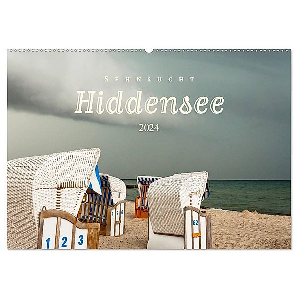 Sehnsucht Hiddensee 2024 (Wandkalender 2024 DIN A2 quer), CALVENDO Monatskalender, Harald Rautenberg