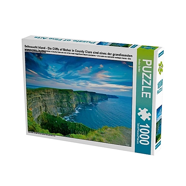 Calvendo Puzzle Sehnsucht Irland - Die Cliffs of Moher in County Clare sind eines der grandiosesten Naturschauspiele (Puzzle), Stefan Sattler