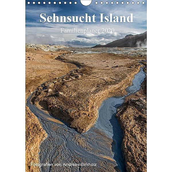 Sehnsucht Island Familienplaner 2020 (Wandkalender 2020 DIN A4 hoch), Andreas Birkholz