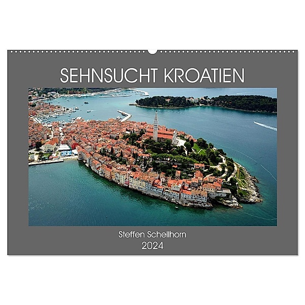 SEHNSUCHT KROATIEN (Wandkalender 2024 DIN A2 quer), CALVENDO Monatskalender, Steffen Schellhorn