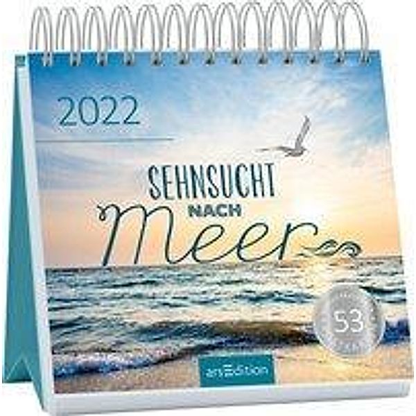 Sehnsucht nach Meer 2022, Postkarten-Kalender