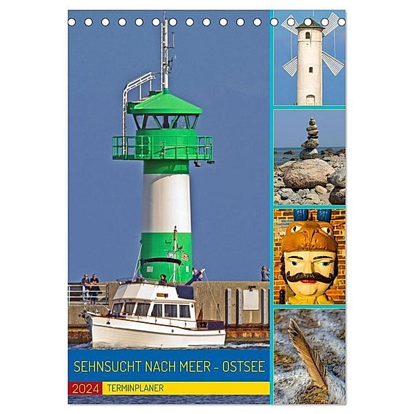 Sehnsucht nach Meer - Ostsee (Tischkalender 2024 DIN A5 hoch), CALVENDO Monatskalender, Holger Felix