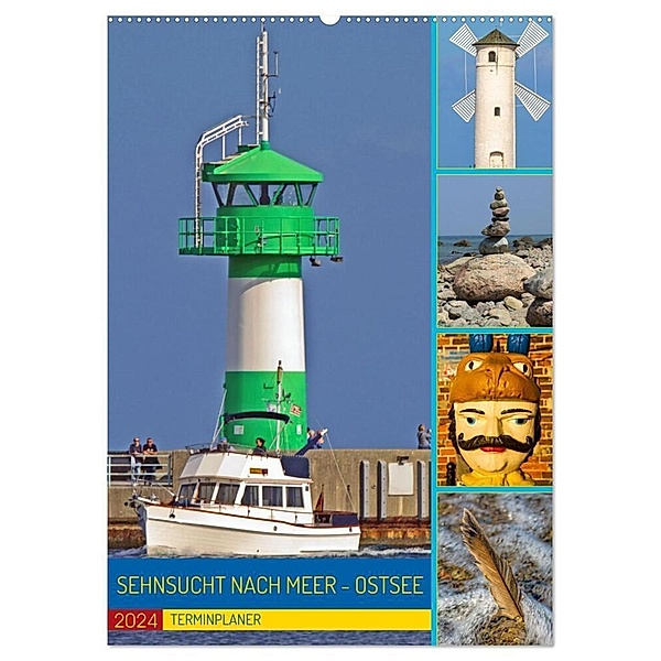 Sehnsucht nach Meer - Ostsee (Wandkalender 2024 DIN A2 hoch), CALVENDO Monatskalender, Holger Felix