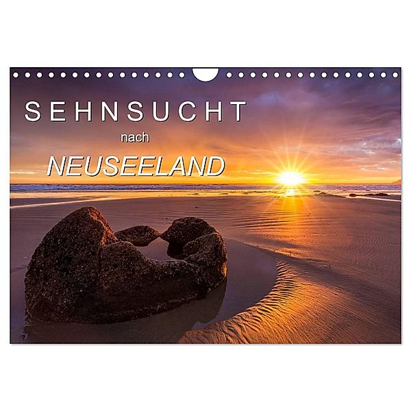 Sehnsucht nach Neuseeland (Wandkalender 2024 DIN A4 quer), CALVENDO Monatskalender, Thomas Klinder