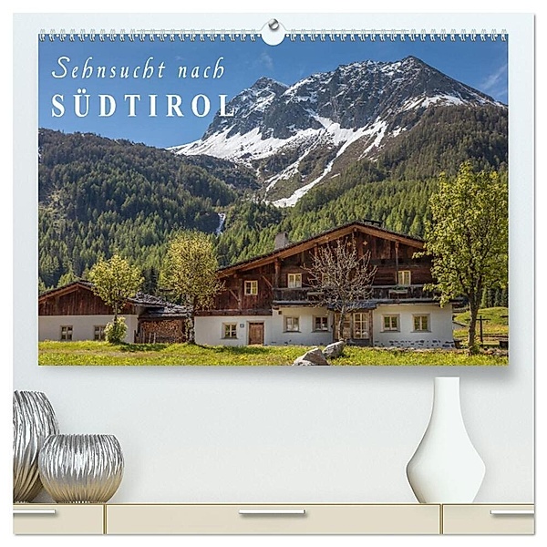Sehnsucht nach Südtirol (hochwertiger Premium Wandkalender 2024 DIN A2 quer), Kunstdruck in Hochglanz, Christian Müringer