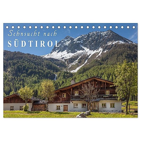 Sehnsucht nach Südtirol (Tischkalender 2024 DIN A5 quer), CALVENDO Monatskalender, Christian Müringer