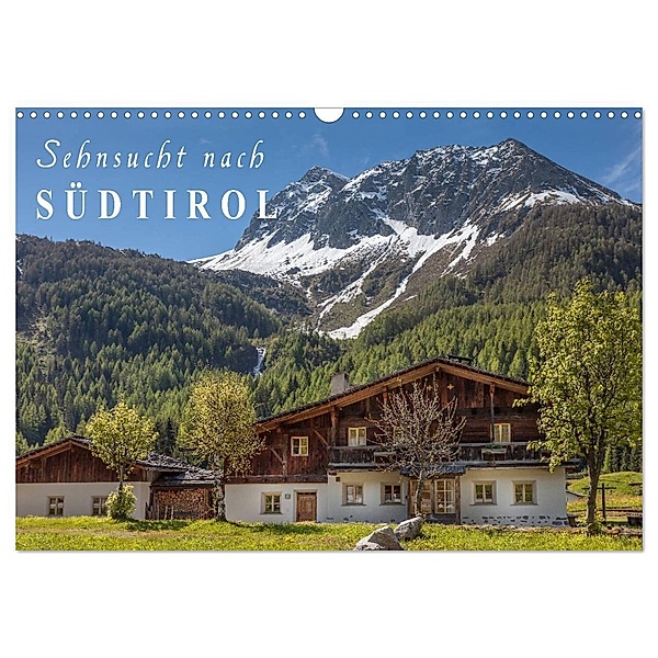 Sehnsucht nach Südtirol (Wandkalender 2024 DIN A3 quer), CALVENDO Monatskalender, Christian Müringer