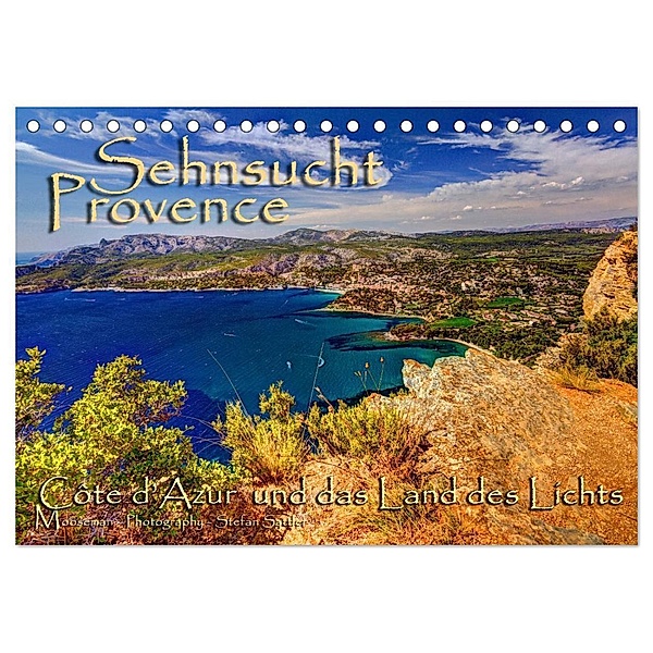 Sehnsucht Provence - Land des Lichts (Tischkalender 2024 DIN A5 quer), CALVENDO Monatskalender, Stefan Sattler