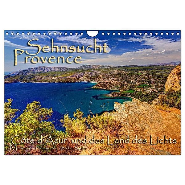 Sehnsucht Provence - Land des Lichts (Wandkalender 2024 DIN A4 quer), CALVENDO Monatskalender, Stefan Sattler