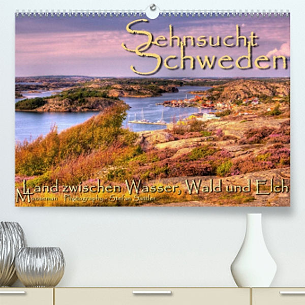 Sehnsucht Schweden - Sverige (Premium, hochwertiger DIN A2 Wandkalender 2022, Kunstdruck in Hochglanz), Stefan Sattler