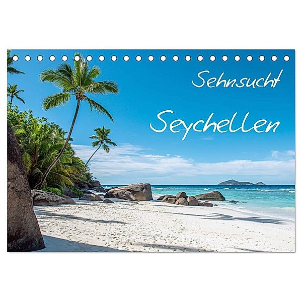 Sehnsucht Seychellen (Tischkalender 2025 DIN A5 quer), CALVENDO Monatskalender, Calvendo, Uli Fielitz