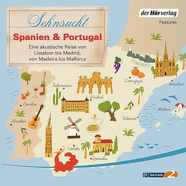 Sehnsucht Spanien & Portugal,4 Audio-CD, Till Ottlitz