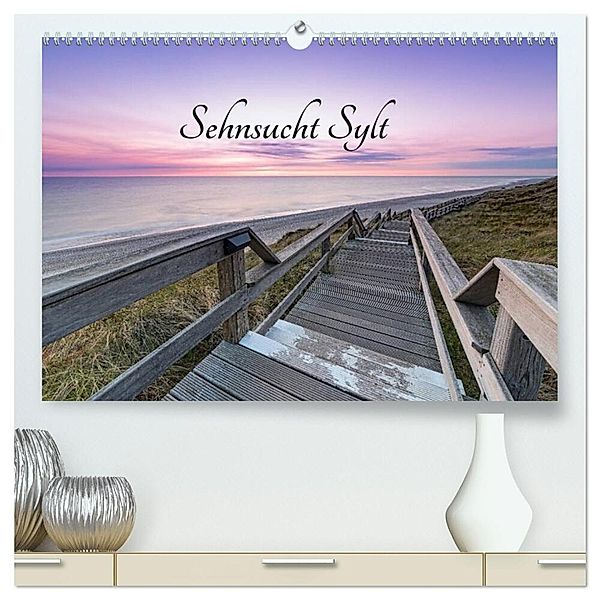 Sehnsucht Sylt (hochwertiger Premium Wandkalender 2025 DIN A2 quer), Kunstdruck in Hochglanz, Calvendo, Nordbilder