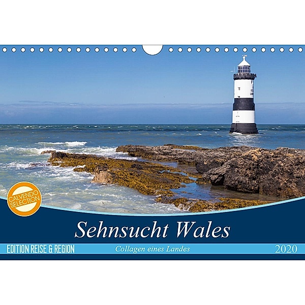 Sehnsucht Wales - Collagen eines Landes (Wandkalender 2020 DIN A4 quer), Stefan Sattler