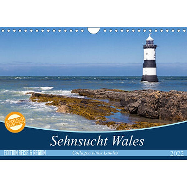 Sehnsucht Wales - Collagen eines Landes (Wandkalender 2022 DIN A4 quer), Mr.Mooseman, Stefan Sattler