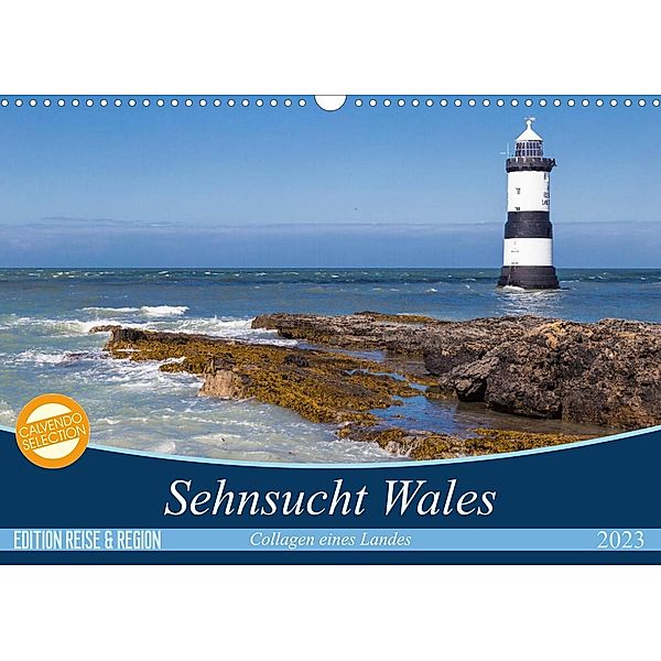 Sehnsucht Wales - Collagen eines Landes (Wandkalender 2023 DIN A3 quer), Stefan Sattler, Mr.Mooseman