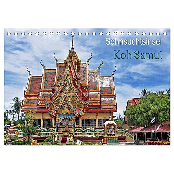Sehnsuchtsinsel Koh Samui (Tischkalender 2025 DIN A5 quer), CALVENDO Monatskalender, Calvendo, Dagmar Jährling
