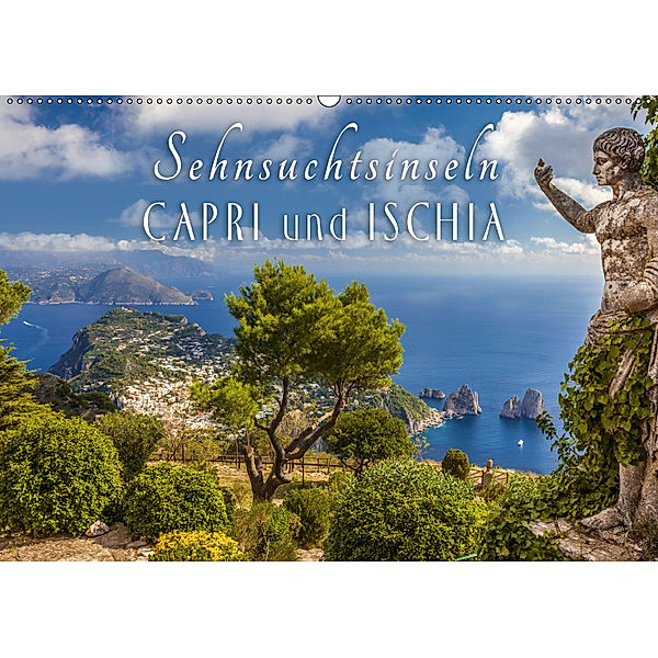 Sehnsuchtsinseln Capri und Ischia (Wandkalender 2019 DIN A2 quer), Christian Müringer