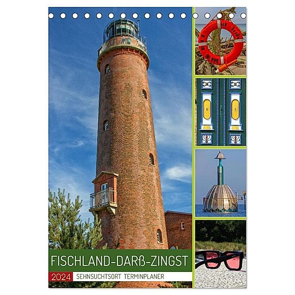 Sehnsuchtsort Fischland-Darss-Zingst (Tischkalender 2024 DIN A5 hoch), CALVENDO Monatskalender, Holger Felix