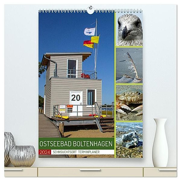 Sehnsuchtsort Ostseebad Boltenhagen (hochwertiger Premium Wandkalender 2024 DIN A2 hoch), Kunstdruck in Hochglanz, Holger Felix