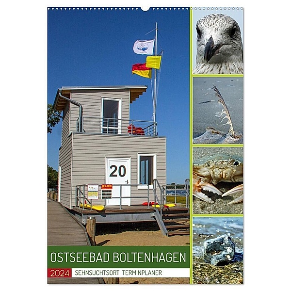 Sehnsuchtsort Ostseebad Boltenhagen (Wandkalender 2024 DIN A2 hoch), CALVENDO Monatskalender, Holger Felix